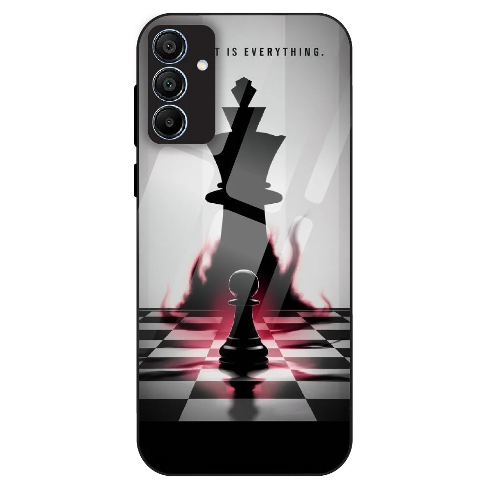 Chess Power Shadow - Glass Case For Samsung Galaxy A15