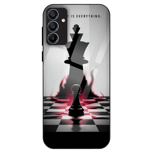 Chess Power Shadow - Glass Case For Samsung Galaxy A15