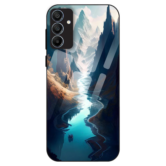 Mystic Valley River - Glass Case For Samsung Galaxy A15