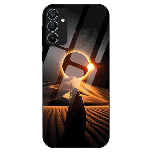 Solar Eclipse Desert - Glass Case For Samsung Galaxy A15