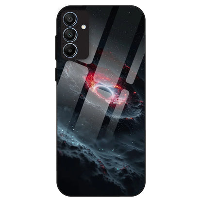 Cosmic Black Hole - Glass Case For Samsung Galaxy A15