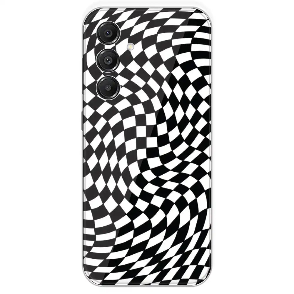 Checks - Printed Silicone Case For Samsung Galaxy A16