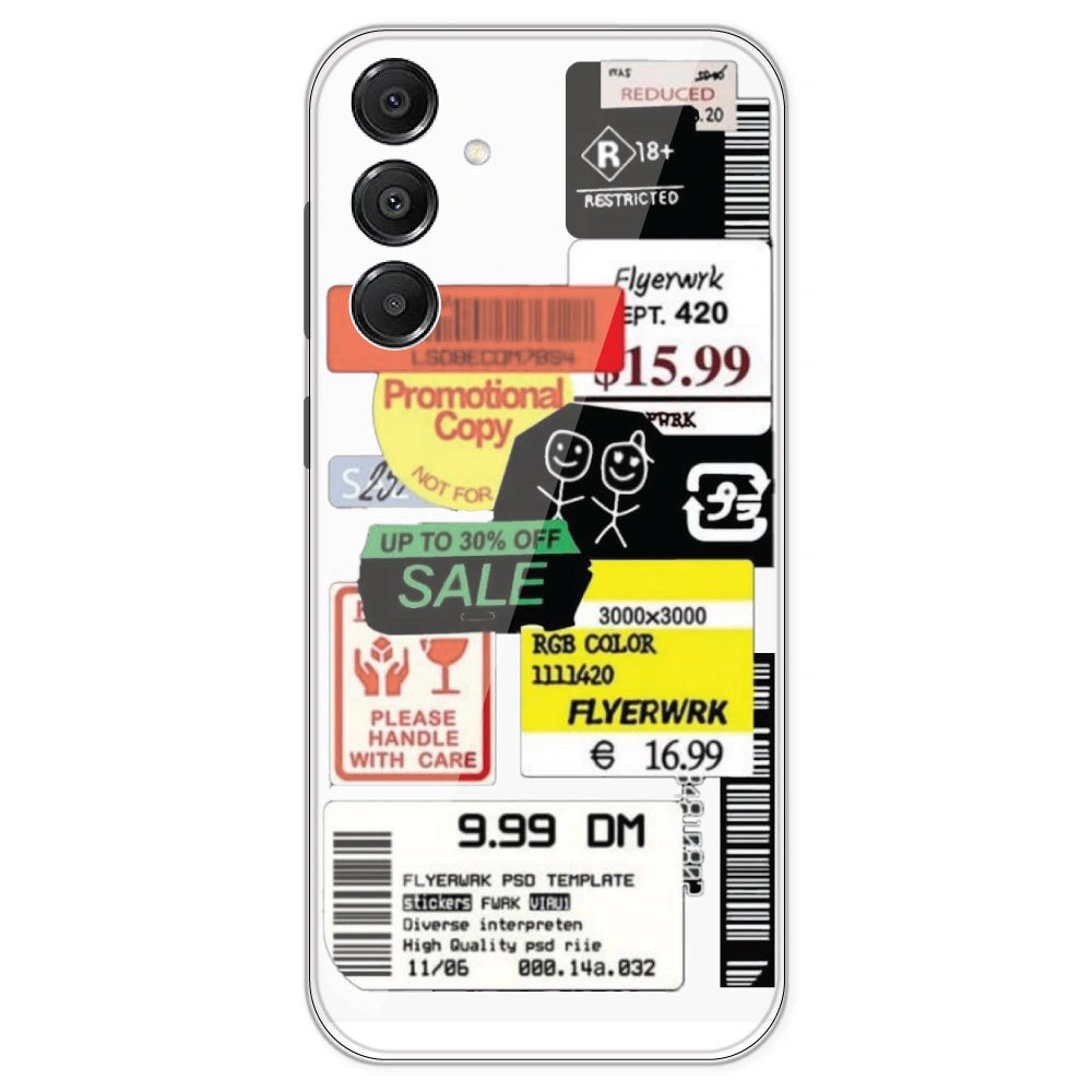 Sales - Clear Printed Silicone Case For Samsung Galaxy A16