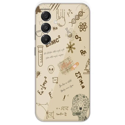 Physics Collage - Printed Silicone Case For Samsung Galaxy A16