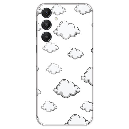Clouds - Clear Printed Silicone Case For Samsung Galaxy A16