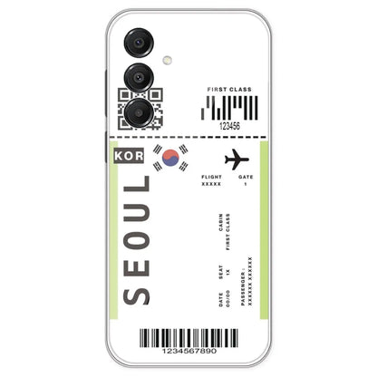 Seoul Ticket - Clear Printed Silicone Case For Samsung Galaxy A16
