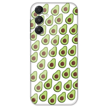 Avocado - Clear Printed Silicone Case For Samsung Galaxy A16