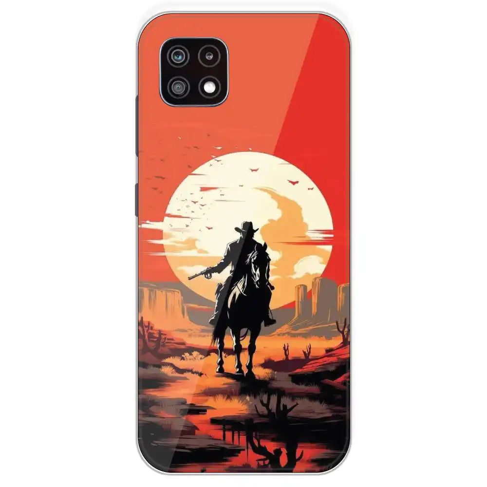 Cowboy - Printed Silicone Case For Samsung Galaxy A22