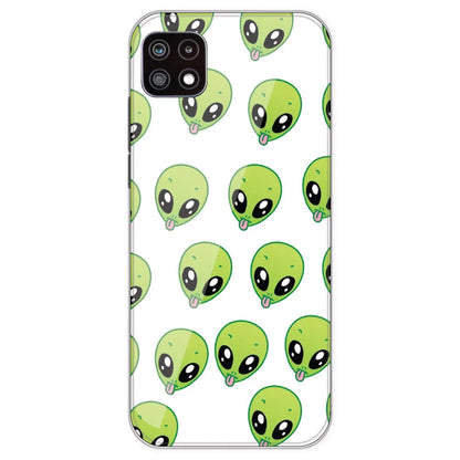 Alien - Clear Printed Silicone Case For Samsung Galaxy A22