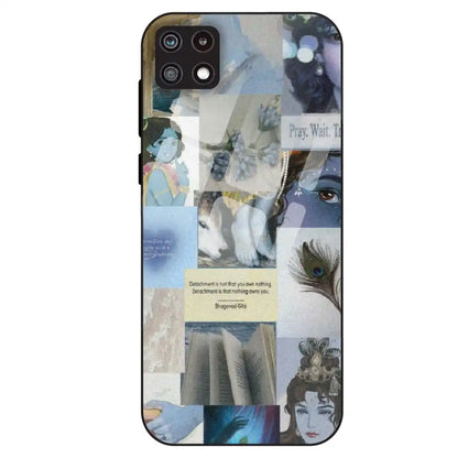Krishna Aesthetic - Glass Case For Samsung Galaxy A22