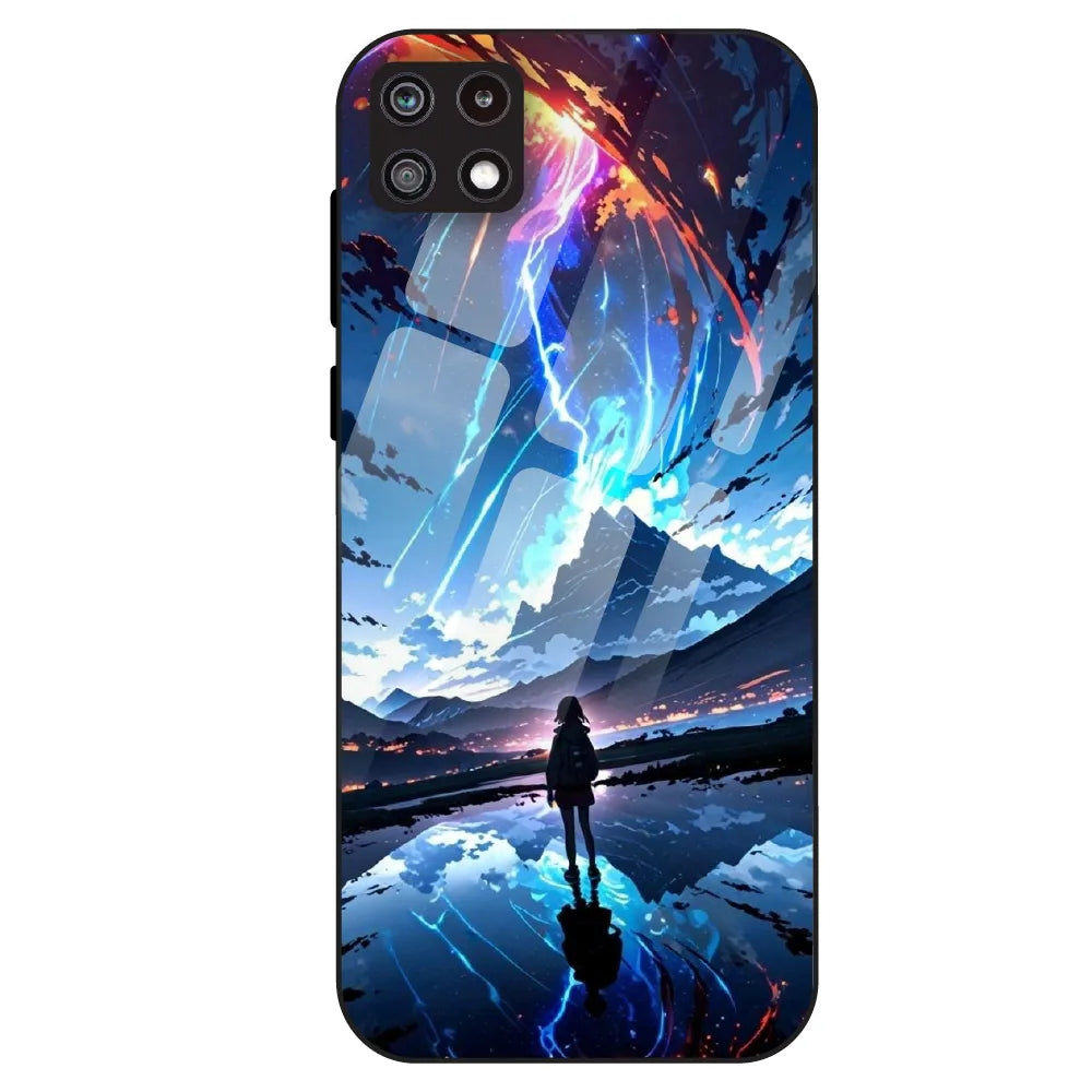 Dreamscape Sky - Glass Case For Samsung Galaxy A22