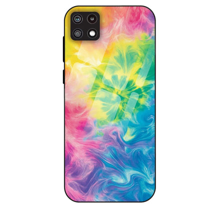 Neon Fluid Dreams - Glass Case For Samsung Galaxy A22