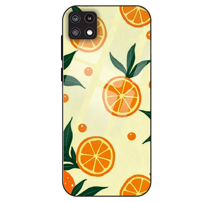 Citrus Orange Fresh - Glass Case For Samsung Galaxy A22