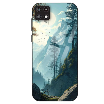 Mountain Landscape - Glass Case For Samsung Galaxy A22