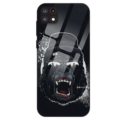 Savage Gorilla Street - Glass Case For Samsung Galaxy A22