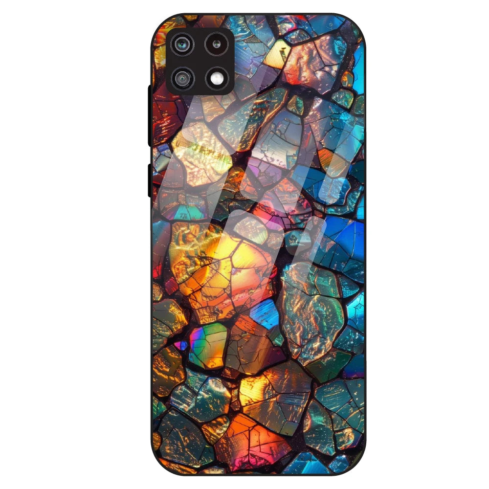 Prism Shards Aesthetic - Glass Case For Samsung Galaxy A22