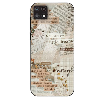 Vintage Quote - Glass Case For Samsung Galaxy A22