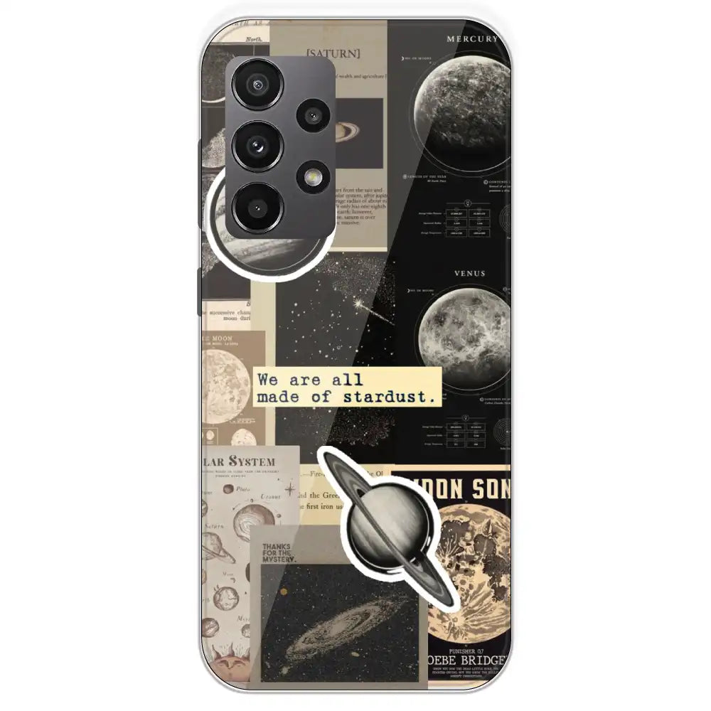 Planets - Printed Silicone Case For Samsung Galaxy A23