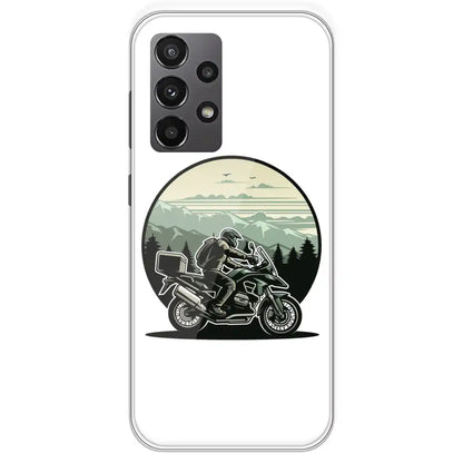 Biker - Printed Silicone Case For Samsung Galaxy A23