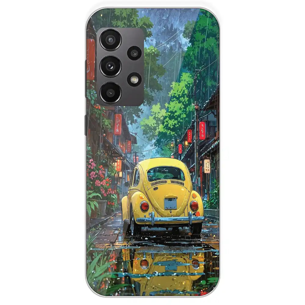 Yellow Bettle - Printed Silicone Case For Samsung Galaxy A23
