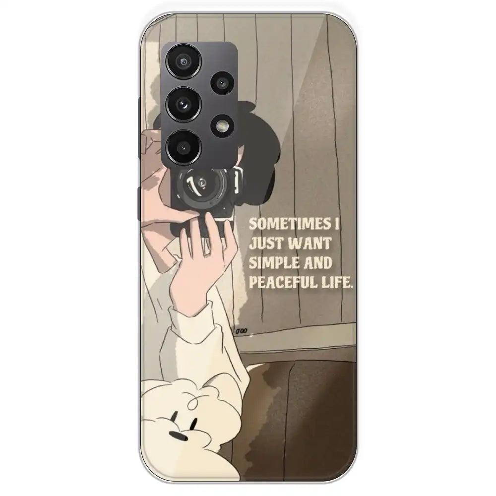 Photographer - Printed Silicone Case For Samsung Galaxy A23