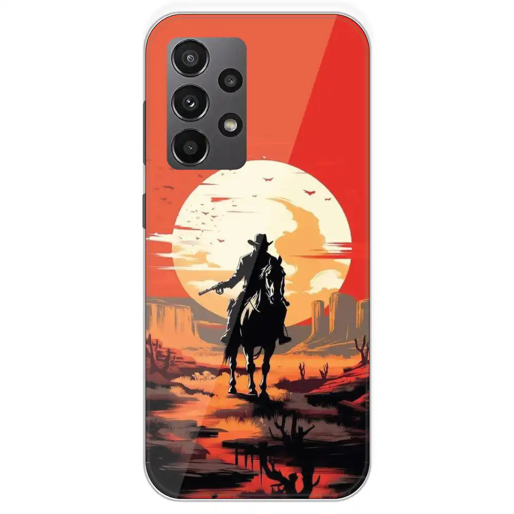 Cowboy - Printed Silicone Case For Samsung Galaxy A23
