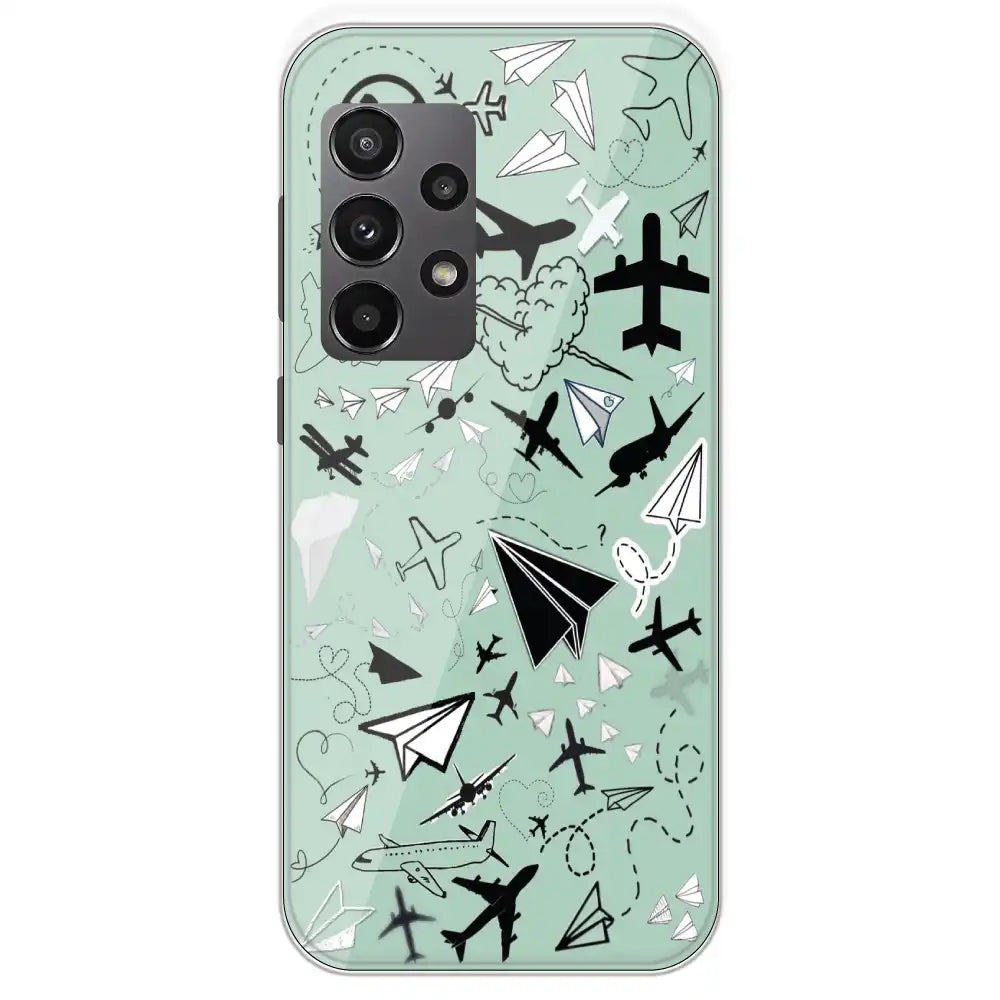Planes - Printed Silicone Case For Samsung Galaxy A23