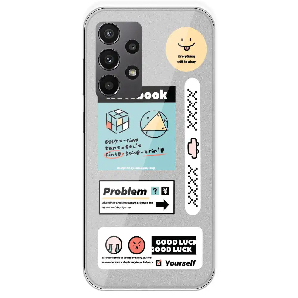 Exam Collage - Printed Silicone Case For Samsung Galaxy A23