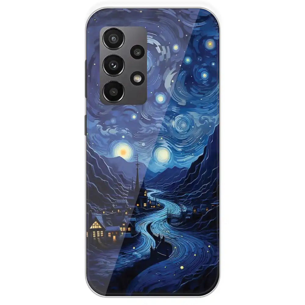The Starry Night - Printed Silicone Case For Samsung Galaxy A23