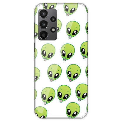 Alien - Clear Printed Silicone Case For Samsung Galaxy A23