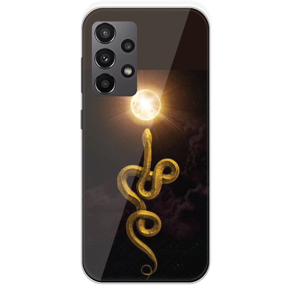 Golden Serpent - Printed Silicone Case For Samsung Galaxy A23