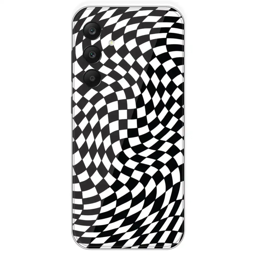 Checks - Printed Silicone Case For Samsung Galaxy A25