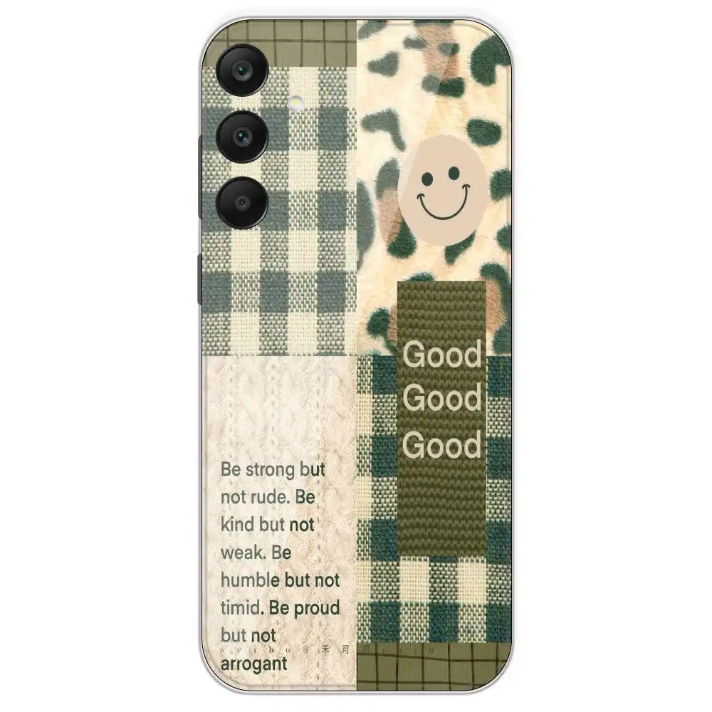 Patchwork Positivity - Printed Silicone Case For Samsung Galaxy A25