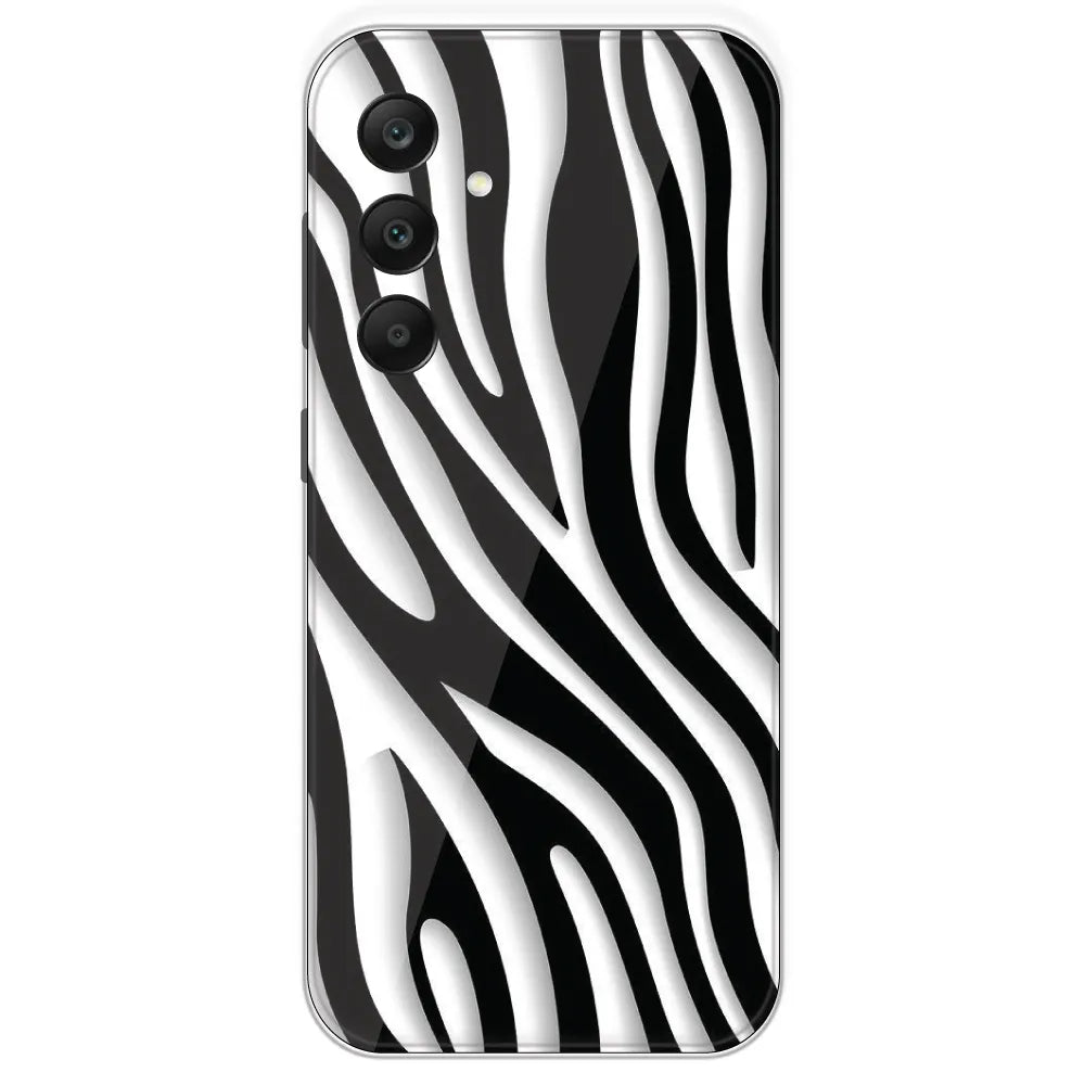 Zebra Print - Printed Silicone Case For Samsung Galaxy A25