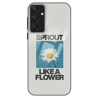 Minimal Daisy Flower - Glass Case For Samsung Galaxy A25