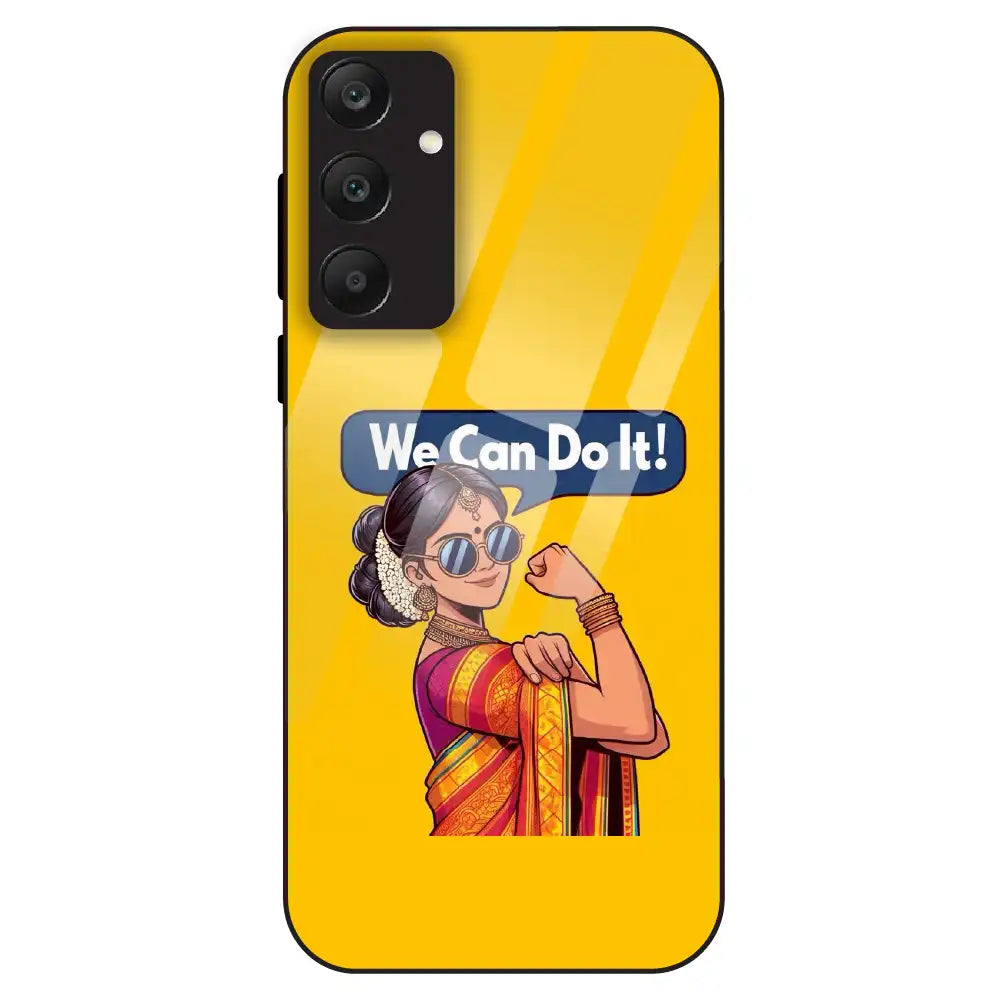 Empowered Woman Art - Glass Case For Samsung Galaxy A25