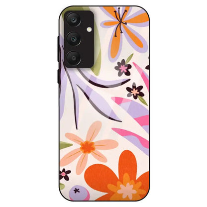 Floral Bliss Aesthetic - Glass Case For Samsung Galaxy A25