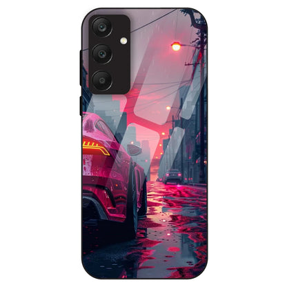 Neon Street Racer - Glass Case For Samsung Galaxy A25