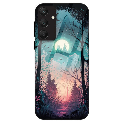 Moonlit Forest - Glass Case For Samsung Galaxy A25