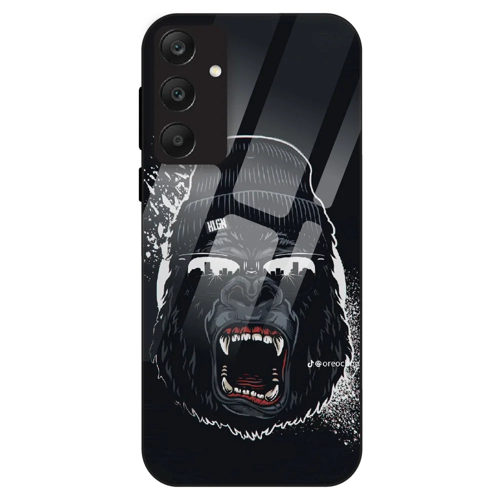 Savage Gorilla Street - Glass Case For Samsung Galaxy A25