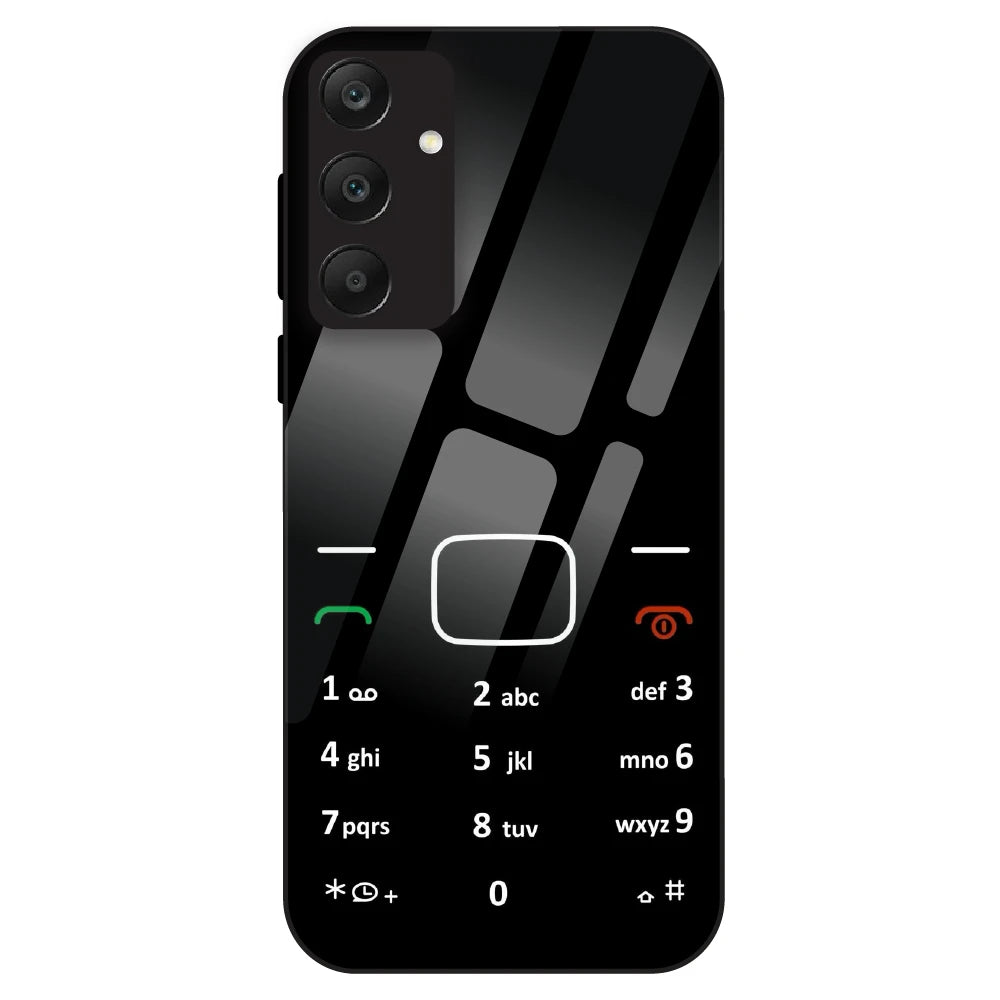 Retro Dial Pad Aesthetic - Glass Case For Samsung Galaxy A25