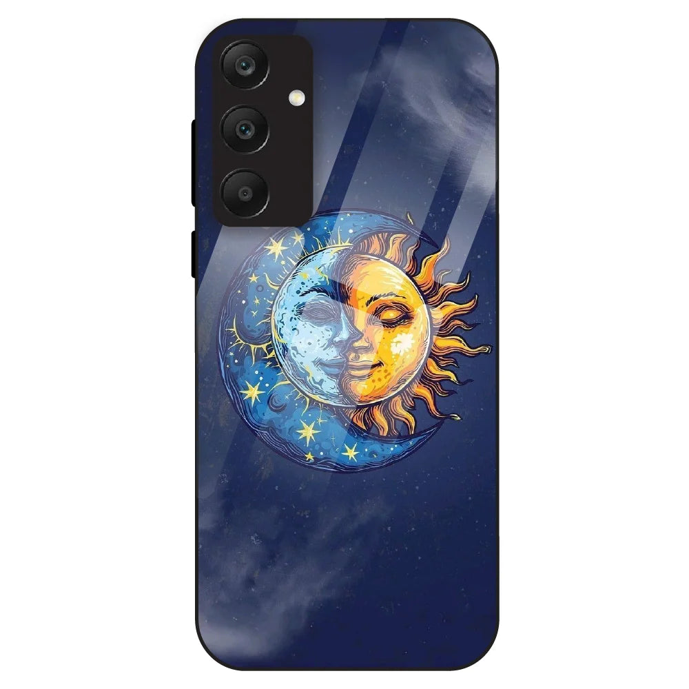 Celestial Eclipse Art - Glass Case For Samsung Galaxy A25