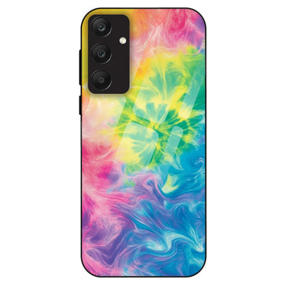 Neon Fluid Dreams - Glass Case For Samsung Galaxy A25