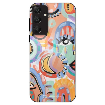 Abstract Pop Art - Glass Case For Samsung Galaxy A25