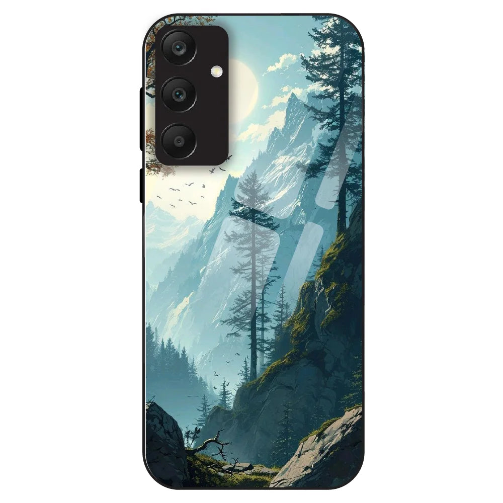 Mountain Landscape - Glass Case For Samsung Galaxy A25