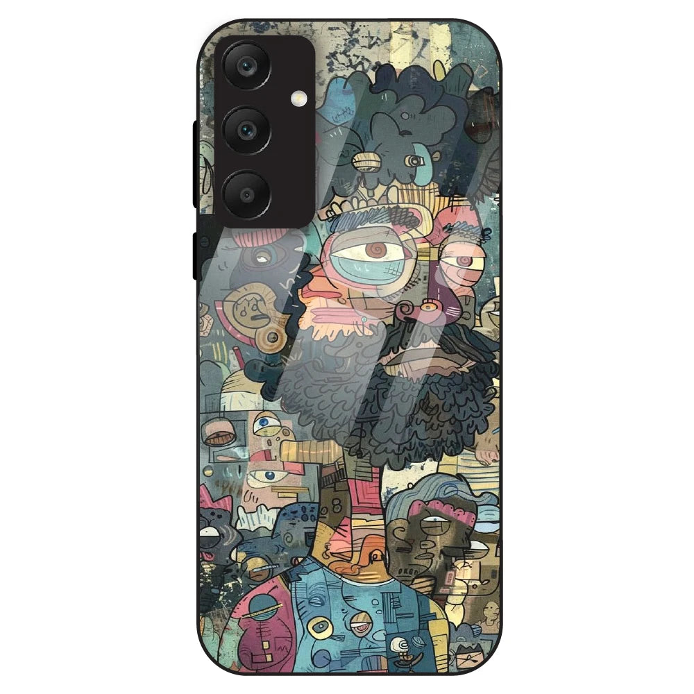 Urban Doodle Art - Glass Case For Samsung Galaxy A25