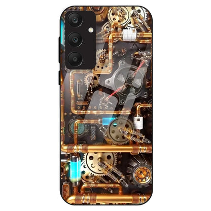 Steampunk Gear - Glass Case For Samsung Galaxy A25