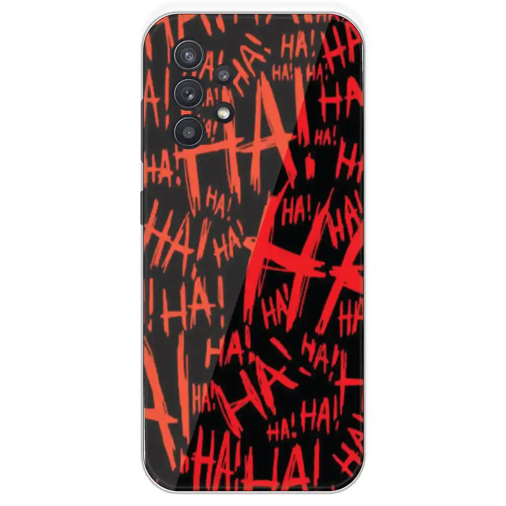 Ha ! - Printed Silicone Case For Samsung Galaxy A32