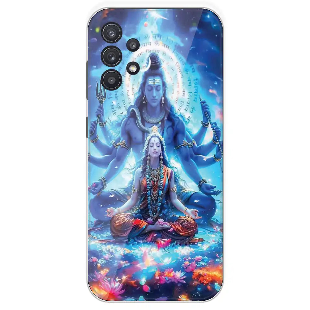 Shiv Parvati - Printed Silicone Case For Samsung Galaxy A32