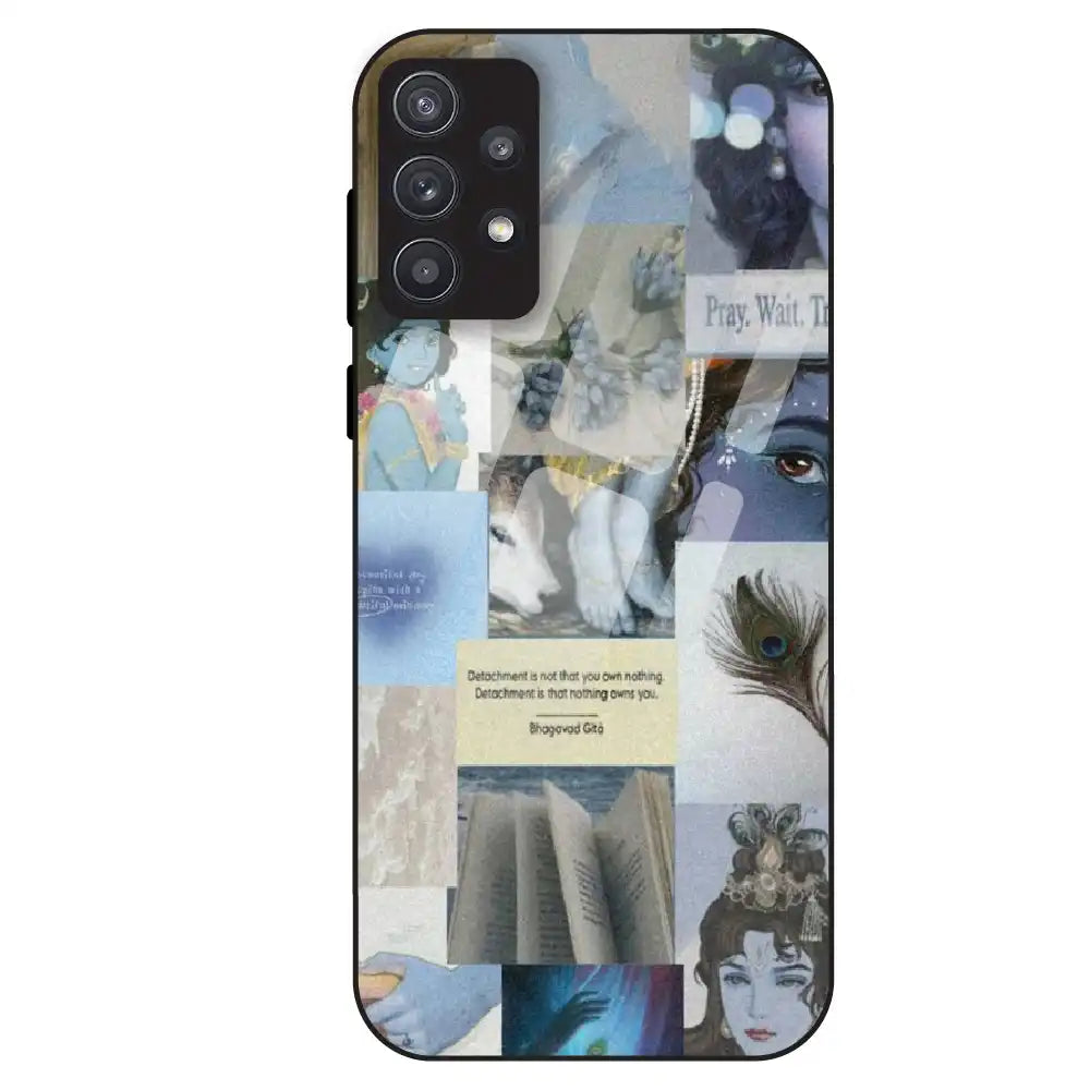 Krishna Aesthetic - Glass Case For Samsung Galaxy A32